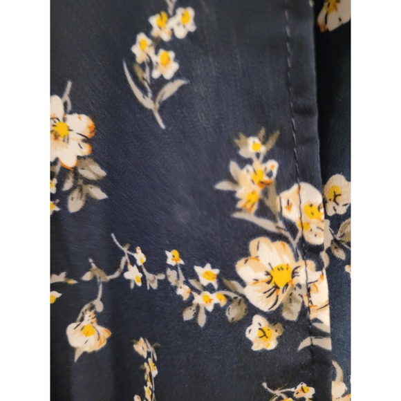 Time and‎ Tru women's Floral Kimono open front relaxed size S/M - Picture 2 of 3